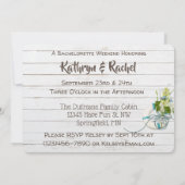 Hers & Hers "Eau" Bachelorette Party Invitation (Dos)