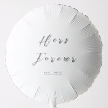 Hers pour toujours | Balloon Hélium personnalisé p