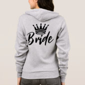 Hers Sweatshirt, Wedding Couple gepersonaliseerde  Hoodie (Achterkant)