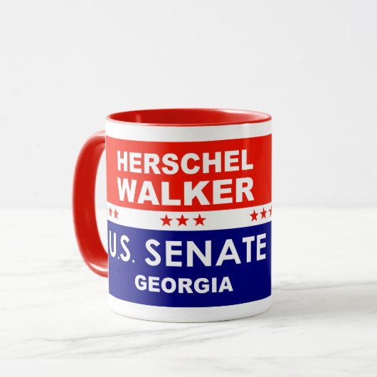 Herschel Walker US Senate Georgia 2022 Mok (Voorkant links)