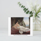 Herschikking van odalisque door Francesco Hayez Briefkaart (Staand voorkant)