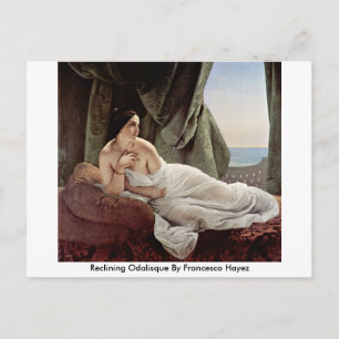Herschikking van odalisque door Francesco Hayez Briefkaart