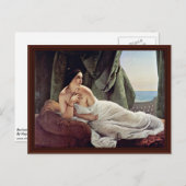 Herschikking van odalisque door Hayez Francesco Briefkaart (Voorkant / Achterkant)