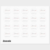 Herschrijf de regels ronde sticker (Vel)