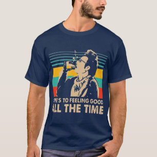 Hersen aan het gevoel van een goede tijd t-shirt