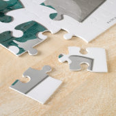 hersenanalyse, conceptuele computerillustraties. legpuzzel (Zijkant)