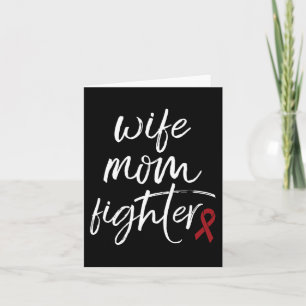 Hersenaneurysma Awareness Bourgondische lint Vrouw Kaart
