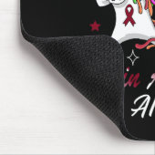 Hersenaneurysma Awareness Eenhoorn Bourgondië Lint Muismat (Hoek)