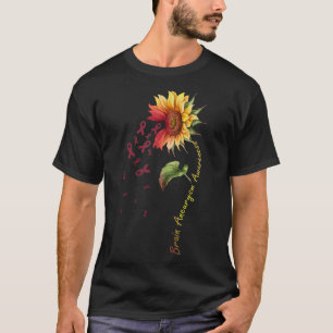 Hersenaneurysma bewustzijn zonnebloem Shirt