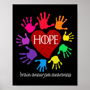 Hersenaneurysma krijger1 poster