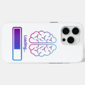 Hersenbelasting Case-Mate iPhone Case (Achterkant (horizontaal))
