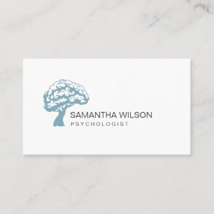 Hersenboom Psycholoog Therapeut Psychiater QR Visitekaartje