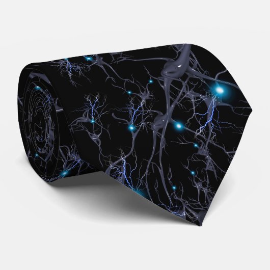 hersencellen. Neuronen Stropdas (Opgerold)