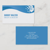 hersenchirurg, psycholoog visitekaartje (Voorkant / Achterkant)