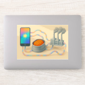 Hersenen - Apparaat - Fabriekscircuit Sticker