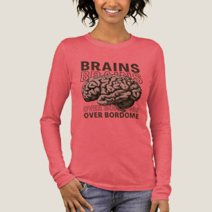 Hersenen Boven Saaiheid Tri-Blend Shirt