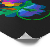 Hersenen in de tuin poster (Hoek)