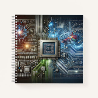 Hersenen, Microchip & Neurale Netwerk Ontwerp Notitieboek
