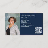 Hersenen Psycholoog Therapeut Psychiater QR-code Visitekaartje (Achterkant)