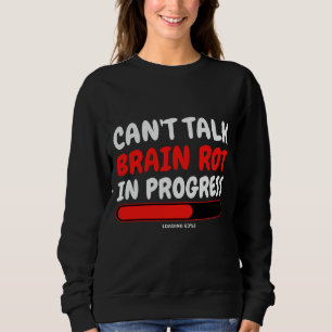 Hersenen Rot T-shirt voor kinderen Brainrot Woord