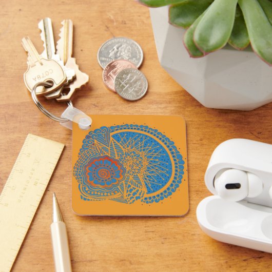 Hersenen schedel Sleutelhanger (Bureau)