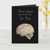 Hersenen zo groot kaart (Gele Bloem)