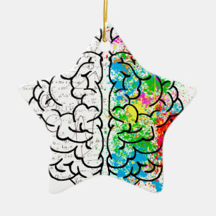 hersengeest psychologie idee hart keramisch ornament
