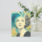 hersengolfcollage briefkaart (Staand voorkant)