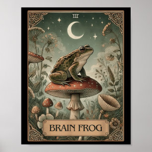 Hersenkikker Tarot Kaart Fibromyalgie Symptoom Awa Poster