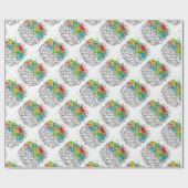 hersenreeks cadeaupapier (Vlak)