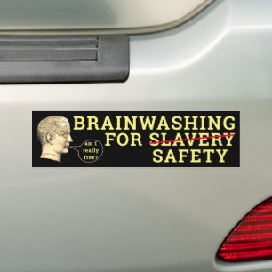hersenspoeling bumpersticker
