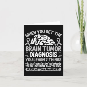 Hersentumor bewustzijn grijs lint glioblastoom dia kaart