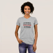 HERSENTUMOR OVERLEVENDE Wat is uw excuus T-shirt (Voorkant volledig)