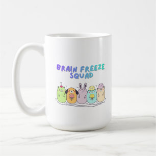 Hersenvriesploeg Cute Kawaii Ijs Koffiemok