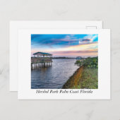 Hershel Park Palm Coast Florida Briefkaart (Voorkant / Achterkant)