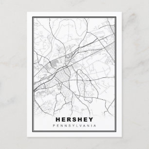 Hershey Map Feestdagenkaart