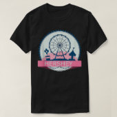 HERSHEY PA PENNSYLVANIA PARK RETRO T-SHIRT (Design voorkant)