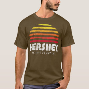Hershey PA Retro Sunset Pennsylvania T-shirt