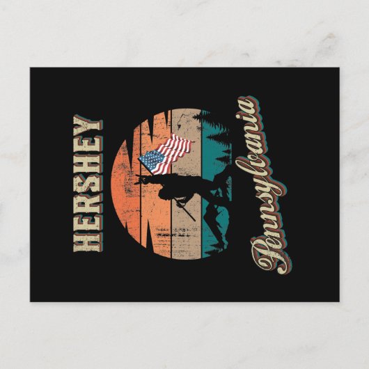 Hershey Pennsylvania Briefkaart (Voorkant)