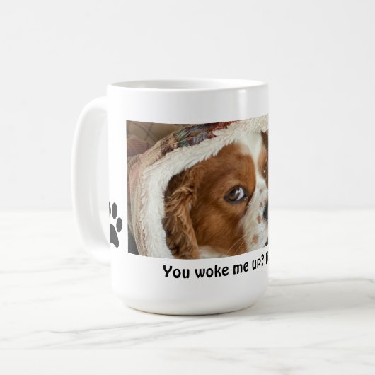 Hershey Pup Schattige Dog Coffee Mok (Voorkant links)