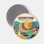 Hersheypark VS Magneet (Voorkant / Achterkant)