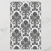 Hershey's Large Bar Wrapper Black White Damask Lac (Achterkant)