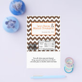 Hershey's Large Bar Wrapper Brown Sinaasappel Chev Flyer (Enkel)