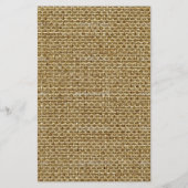 Hershey's Large Bar Wrapper Burlap Lace Flower Flyer (Achterkant)