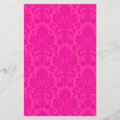 Hershey's Large Bar Wrapper Hot Pink Damask Lace (Achterkant)