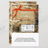 Hershey's Large Bar Wrapper Hunters Camoflouge Cam (Voorkant / Achterkant)