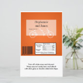 Hershey's Large Bar Wrapper Oranje Double Bike (Staand voorkant)