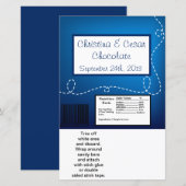 Hershey's Large Bar Wrapper Paper Plane Flying Blu (Voorkant / Achterkant)