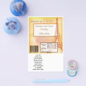 Hershey's Large Bar Wrapper Paris Peach Flyer (Enkel)