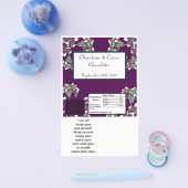 Hershey's Large Bar Wrapper Peacock/Flower Branch Flyer (Enkel)